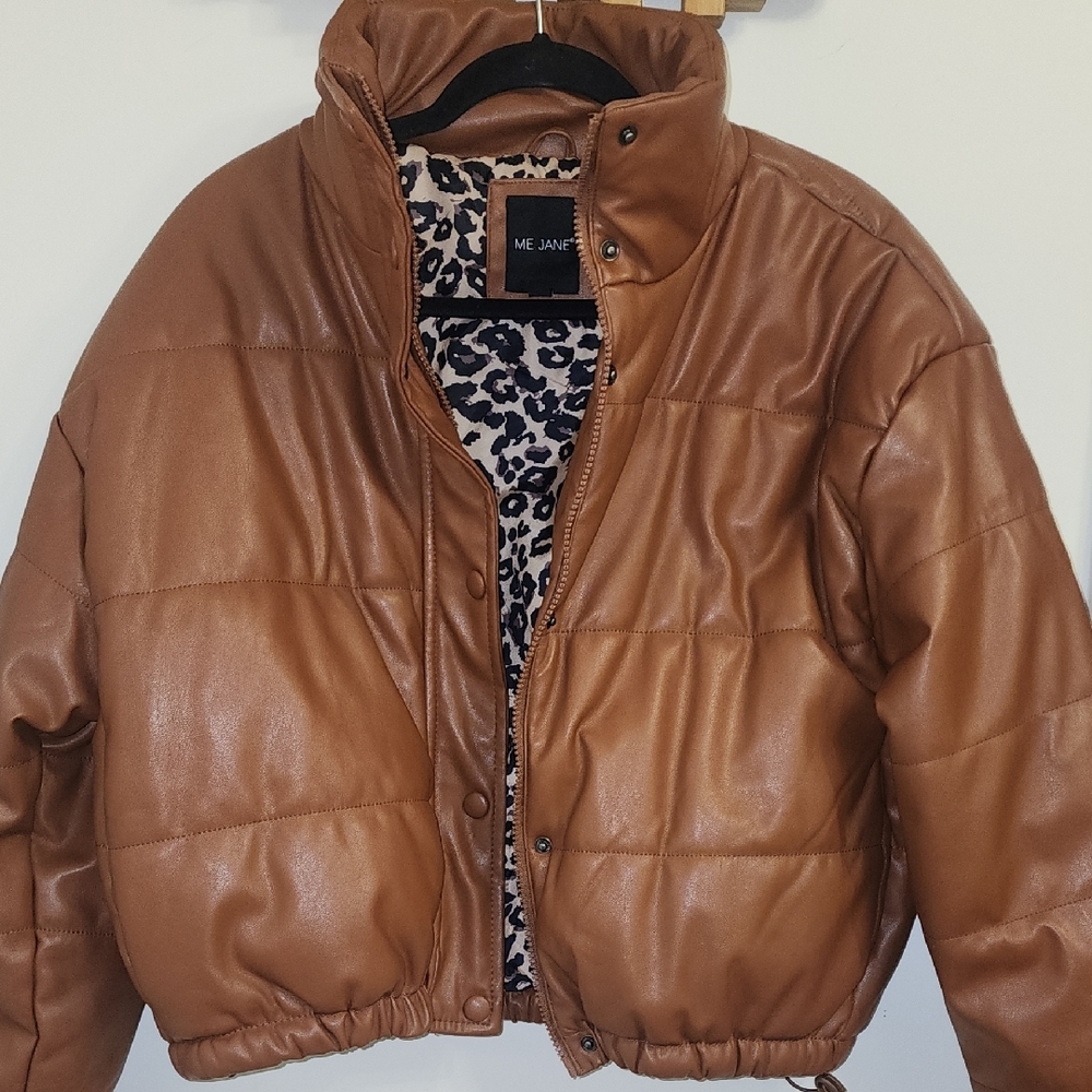 Me Jane Women's Brown Puffer Jacket